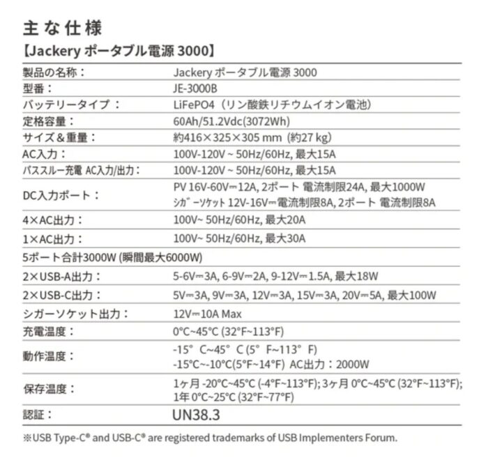 出典：イメージ：Jackery公式