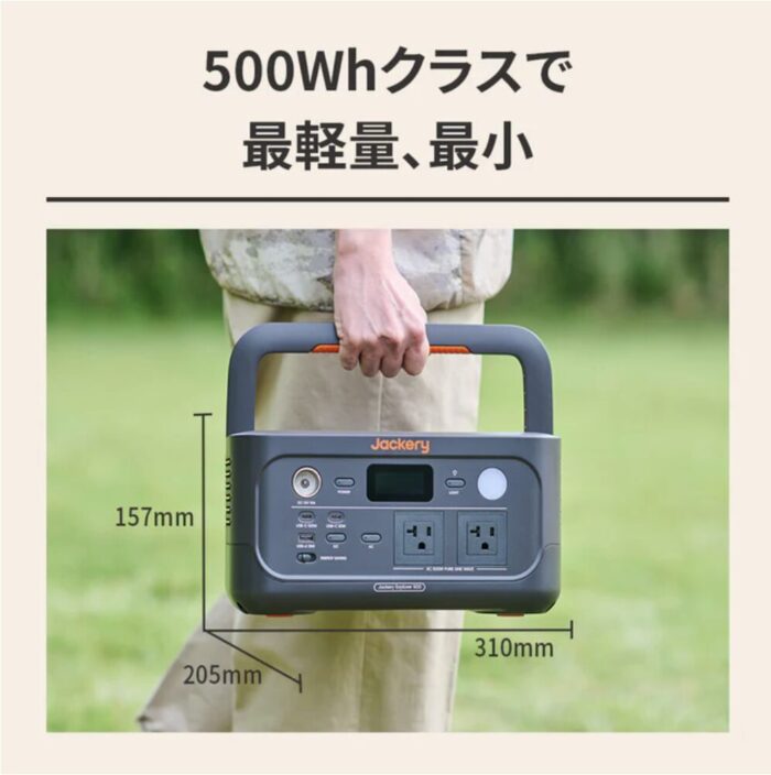 出典:イメージ:Jackery公式サイト