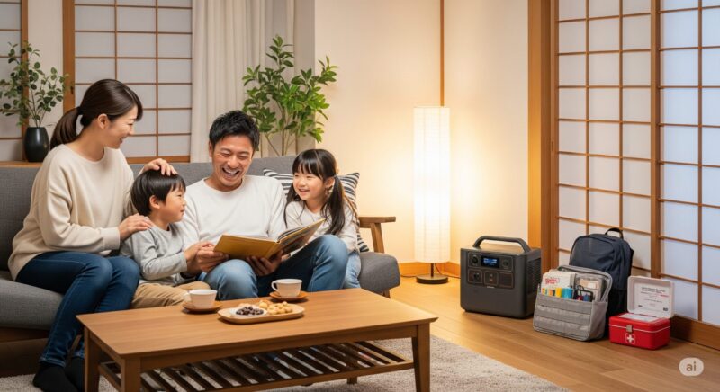 出典:イメージ:防災ポタ電探究+plus 防災・ポータブル電源がある生活