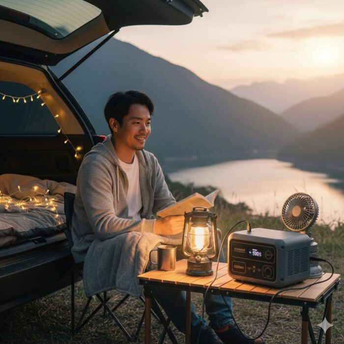 出典:イメージ:防災ポタ電探究+plus 防災・ポータブル電源がある生活