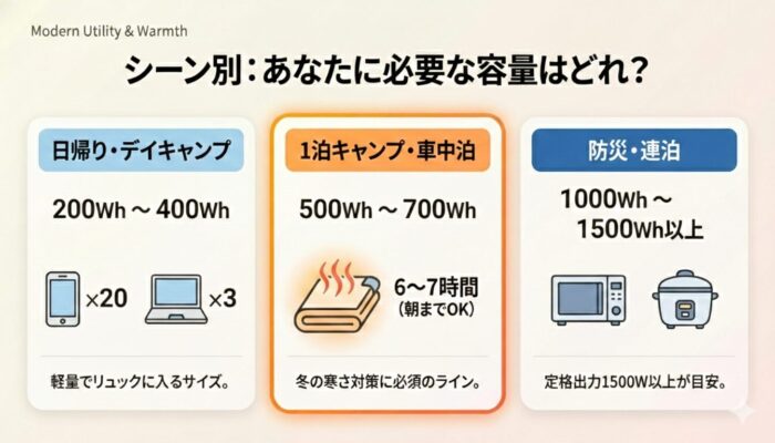 出典:イメージ:防災ポタ電探究+plus 防災・ポータブル電源がある生活