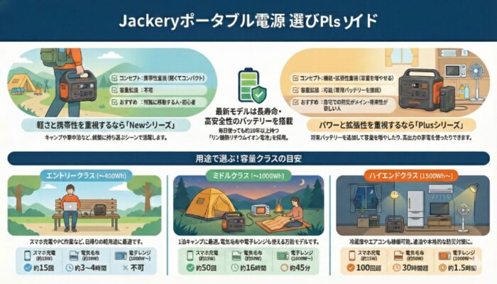 出典：イメージ：防災ポタ電探究＋plus　防災・ポータブル電源がある生活