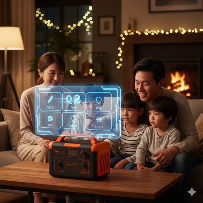 出典：イメージ：防災ポタ電探究＋plus　防災・ポータブル電源がある生活