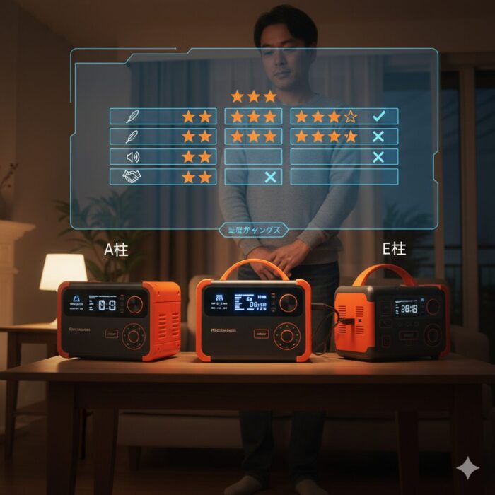 出典：イメージ：防災ポタ電探究＋plus　防災・ポータブル電源がある生活