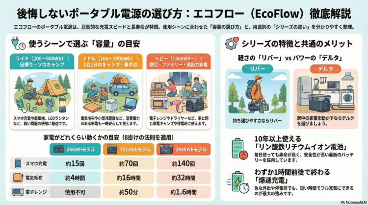 出典：イメージ：防災ポタ電探究＋plus　防災・ポータブル電源がある生活