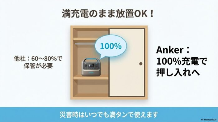 出典：イメージ：防災ポタ電探究＋plus　防災・ポータブル電源がある生活