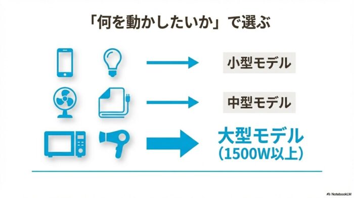 出典：イメージ：防災ポタ電探究＋plus　防災・ポータブル電源がある生活