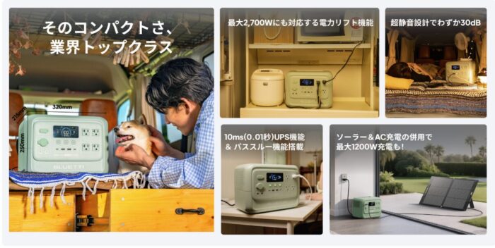 出典:イメージ:BLUETTI 公式サイト