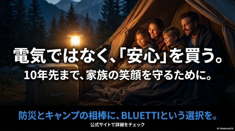 出典:イメージ:防災ポタ電探究+plus 防災・ポータブル電源がある生活