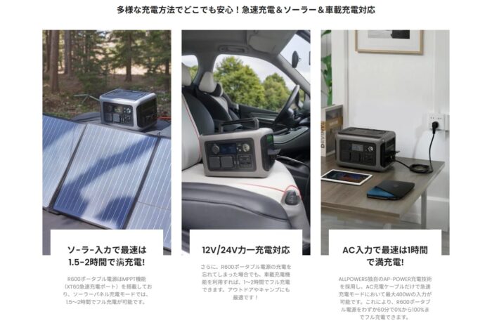 出典：イメージ：ALLPOWERS 公式サイト