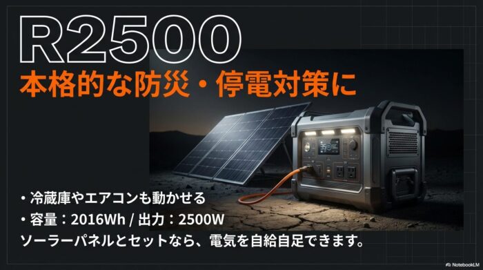 出典：イメージ：防災ポタ電探究＋plus　防災・ポータブル電源がある生活