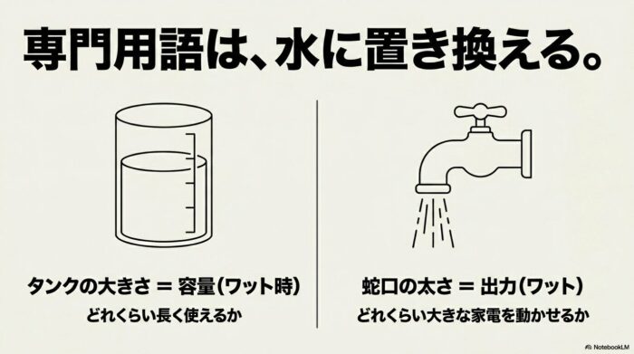 出典:イメージ:防災ポタ電探究+plus 防災・ポータブル電源がある生活