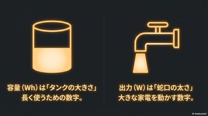 出典:イメージ:防災ポタ電探究+plus 防災・ポータブル電源がある生活