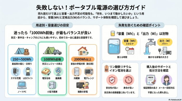 出典:イメージ:防災ポタ電探究+plus 防災・ポータブル電源がある生活