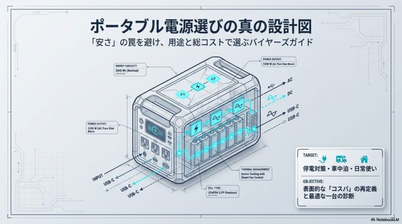 出典：イメージ：防災ポタ電探究＋plus　防災・ポータブル電源がある生活