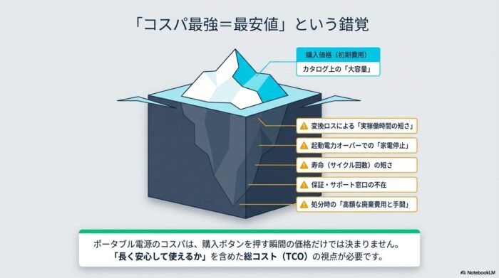 出典：イメージ：防災ポタ電探究＋plus 防災・ポータブル電源がある生活