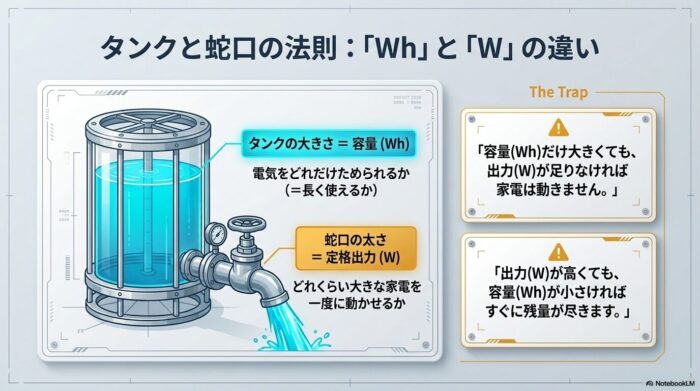 出典：イメージ：防災ポタ電探究＋plus 防災・ポータブル電源がある生活