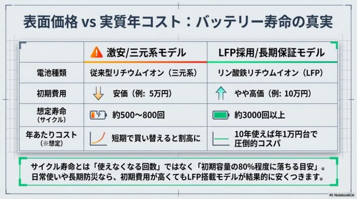 出典：イメージ：防災ポタ電探究＋plus 防災・ポータブル電源がある生活