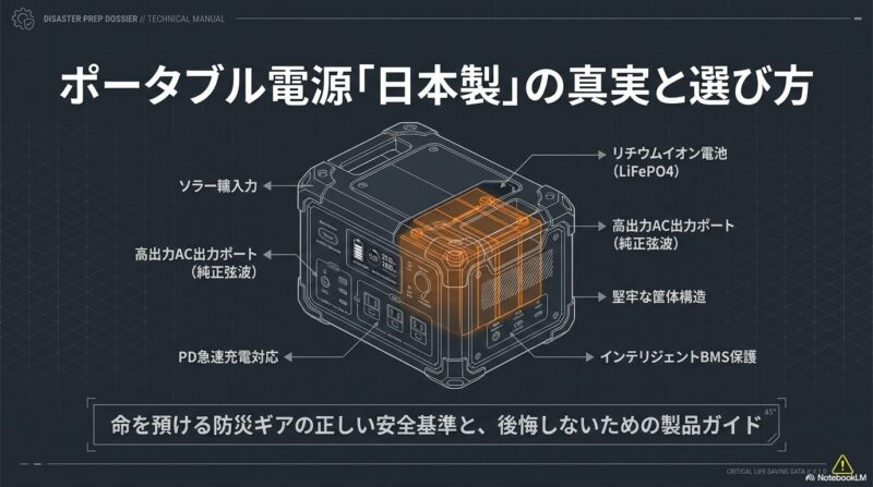 出典：イメージ：防災ポタ電探究＋plus　防災・ポータブル電源がある生活