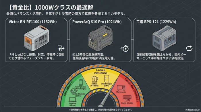 出典：イメージ：防災ポタ電探究＋plus　防災・ポータブル電源がある生活