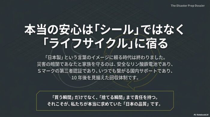 出典：イメージ：防災ポタ電探究＋plus　防災・ポータブル電源がある生活