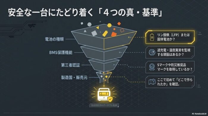 出典：イメージ：防災ポタ電探究＋plus　防災・ポータブル電源がある生活
