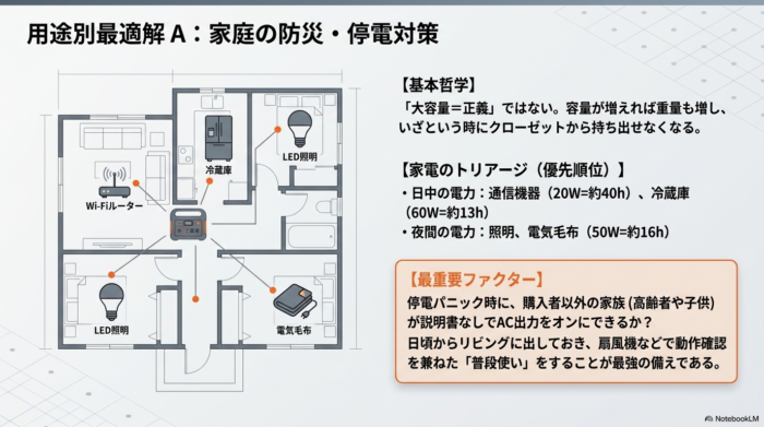 出典：イメージ：防災ポタ電探究＋plus　防災・ポータブル電源がある生活