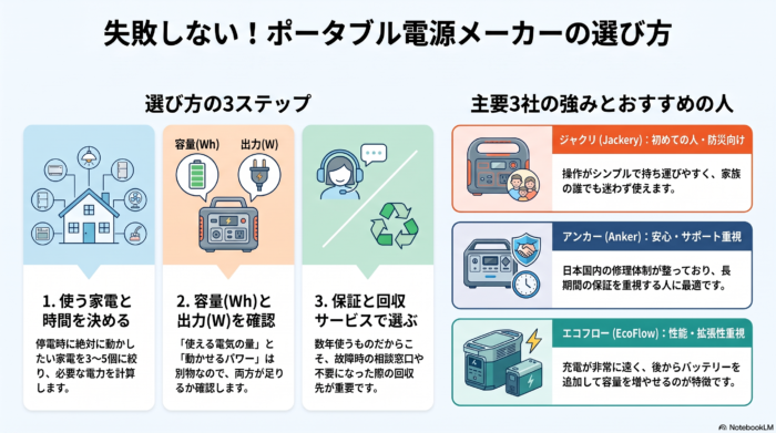 出典：イメージ：防災ポタ電探究＋plus　防災・ポータブル電源がある生活