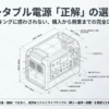 出典：イメージ：防災ポタ電探究＋plus　防災・ポータブル電源がある生活