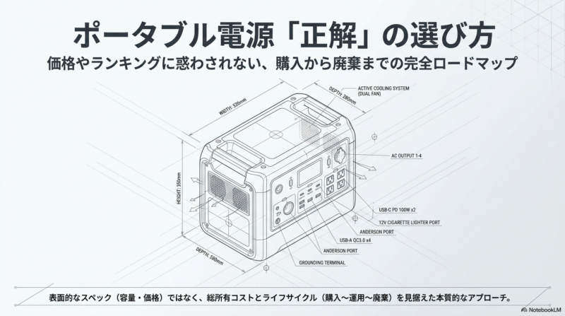 出典：イメージ：防災ポタ電探究＋plus　防災・ポータブル電源がある生活