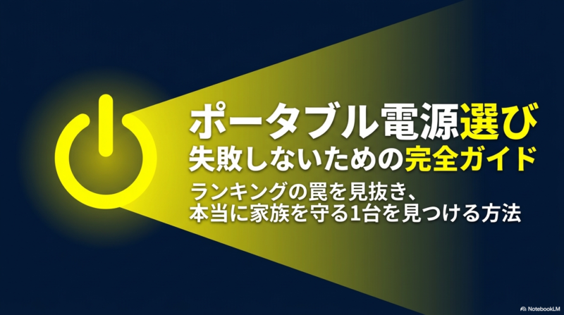 出典:イメージ:防災ポタ電探究+plus 防災・ポータブル電源がある生活
