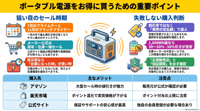 出典:イメージ:防災ポタ電探究+plus 防災・ポータブル電源がある生活