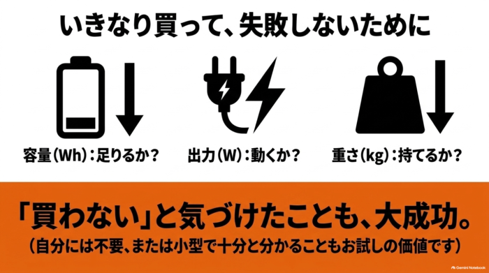 出典:イメージ:防災ポタ電探究+plus 防災・ポータブル電源がある生活