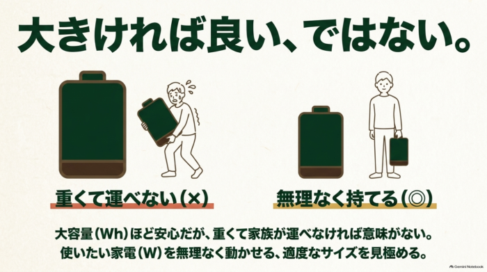 出典:イメージ:防災ポタ電探究+plus 防災・ポータブル電源がある生活