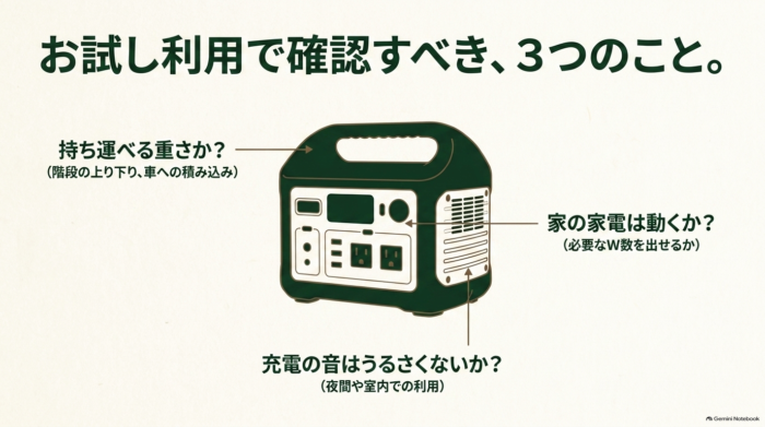 出典:イメージ:防災ポタ電探究+plus 防災・ポータブル電源がある生活