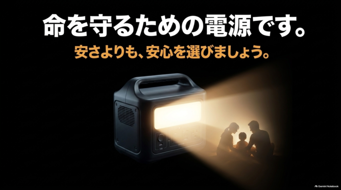 出典：イメージ：防災ポタ電探究＋plus　防災・ポータブル電源がある生活