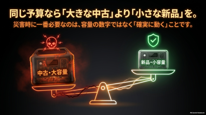 出典：イメージ：防災ポタ電探究＋plus　防災・ポータブル電源がある生活