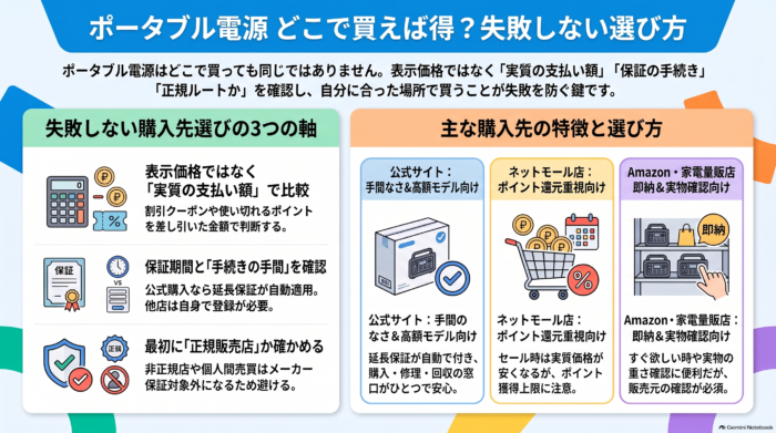 出典：イメージ：防災ポタ電探究＋plus　防災・ポータブル電源がある生活