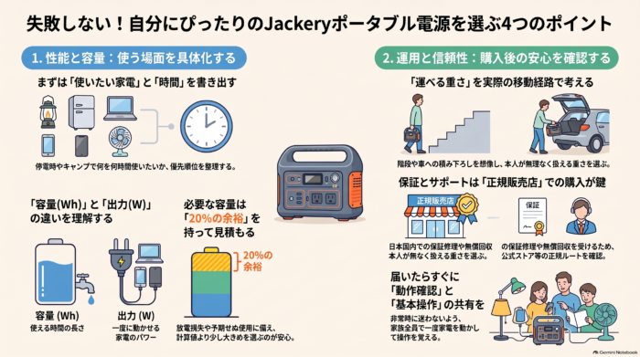 出典:イメージ:防災ポタ電探究+plus 防災・ポータブル電源がある生活