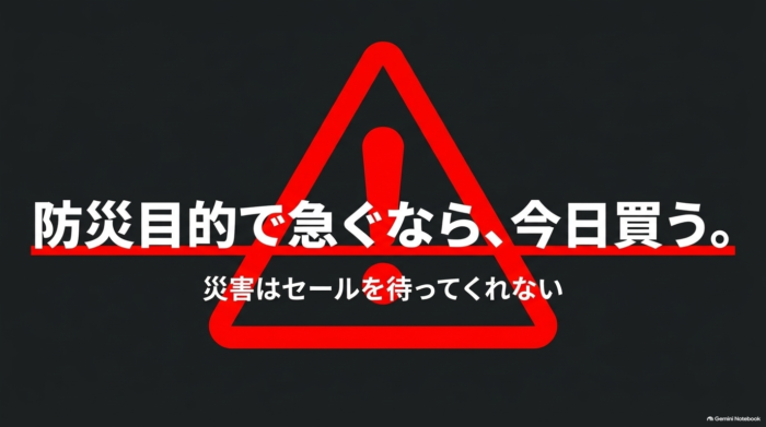 出典：イメージ：防災ポタ電探究＋plus　防災・ポータブル電源がある生活
