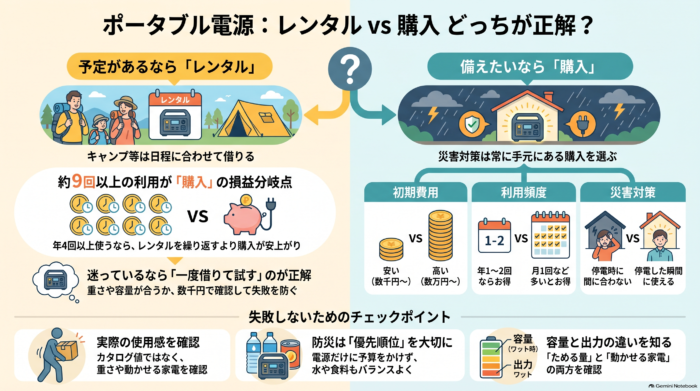 出典:イメージ:防災ポタ電探究+plus 防災・ポータブル電源がある生活
