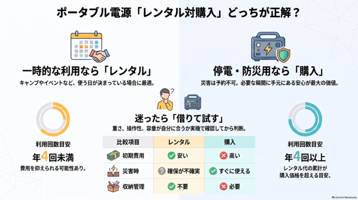 出典:イメージ:防災ポタ電探究+plus 防災・ポータブル電源がある生活