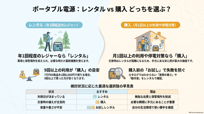 出典:イメージ:防災ポタ電探究+plus 防災・ポータブル電源がある生活