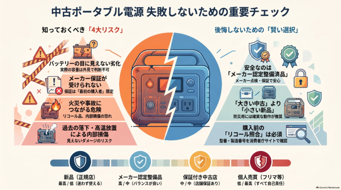 出典：イメージ：防災ポタ電探究＋plus　防災・ポータブル電源がある生活