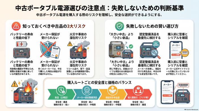 出典：イメージ：防災ポタ電探究＋plus　防災・ポータブル電源がある生活