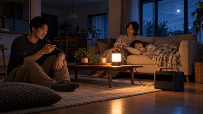 出典：イメージ：防災ポタ電探究＋plus　防災・ポータブル電源がある生活