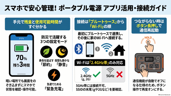 出典：イメージ：防災ポタ電探究＋plus　防災・ポータブル電源がある生活