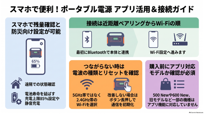 出典：イメージ：防災ポタ電探究＋plus　防災・ポータブル電源がある生活