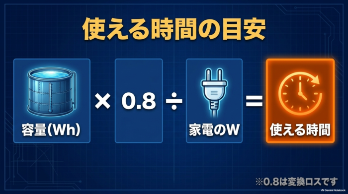 出典:イメージ:防災ポタ電探究+plus 防災・ポータブル電源がある生活