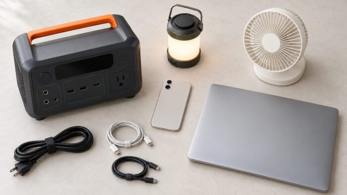 出典:イメージ:防災ポタ電探究+plus 防災・ポータブル電源がある生活